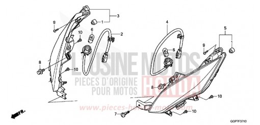 FRONT WINKER NSC50WHC de 2012